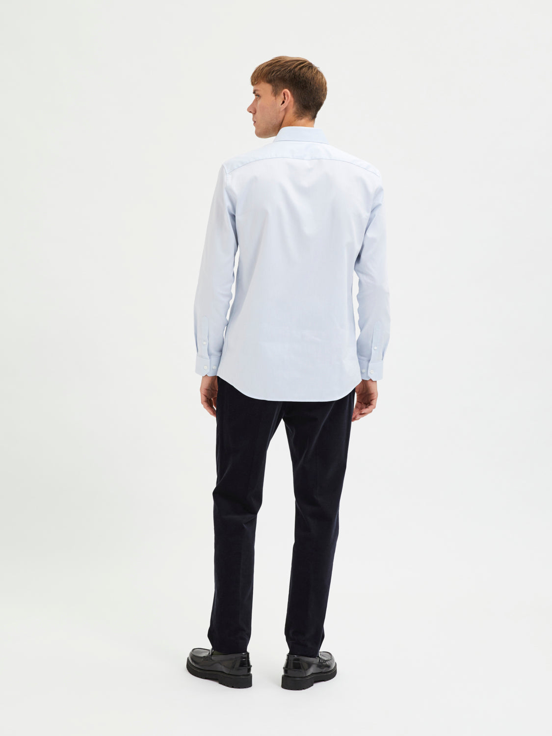 SLIM NEW-TUX Shirts - Light Blue